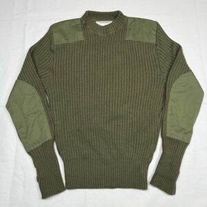 Military Apparel Army Green Mitt’s Nitt’s 100% Wool Sweater Service Size 42 EUC